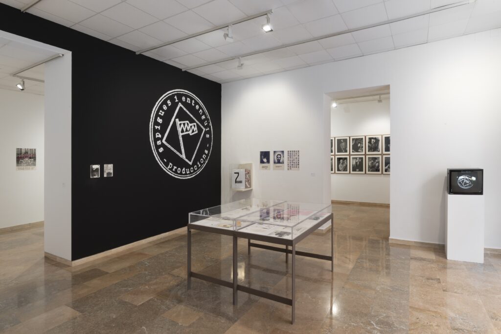 Vista de la exposición "S.I.E.P. (Sàpigues i Entenguis Produccions). Ràbia i desencís". Museu d’Art Modern de la Diputació de Tarragona. Fotografía: Roberto Ruiz.